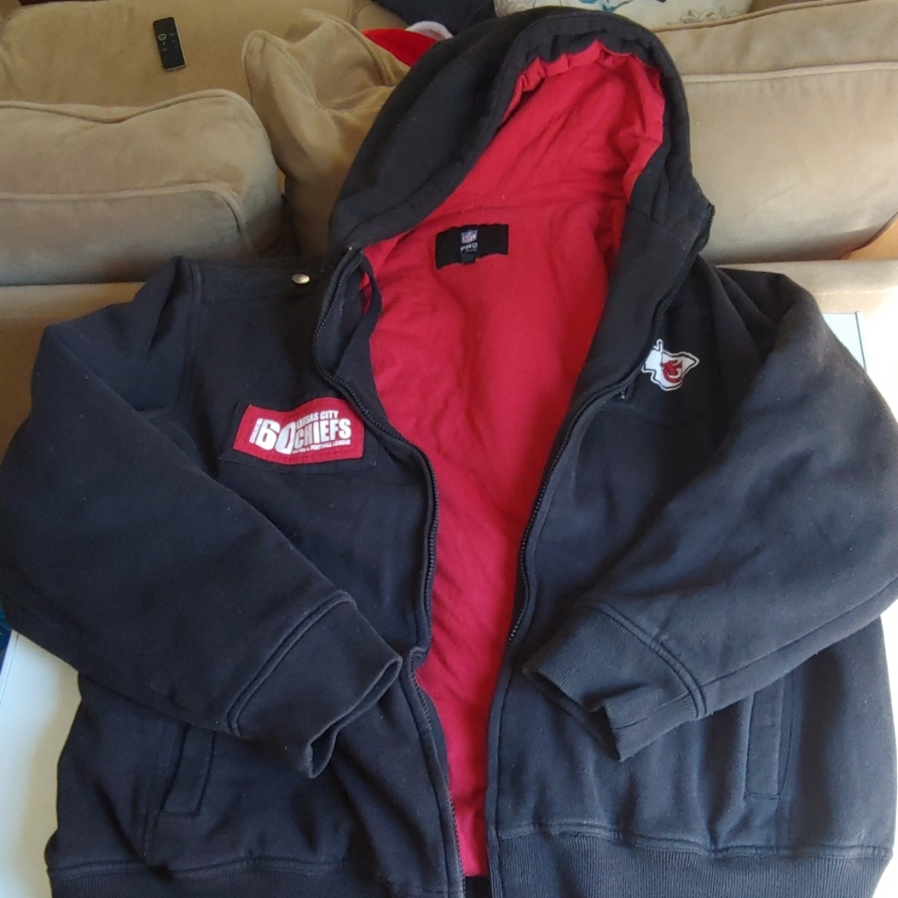 Kansas City Chiefs Full-Zip Pro-Line Hoodie 2XL